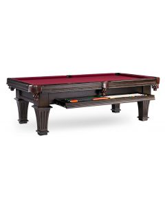Talbot pool table with a drawer