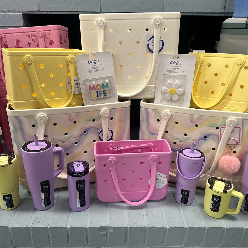 Spring Collection of Bogg Bags and Brumate cups from Eversole