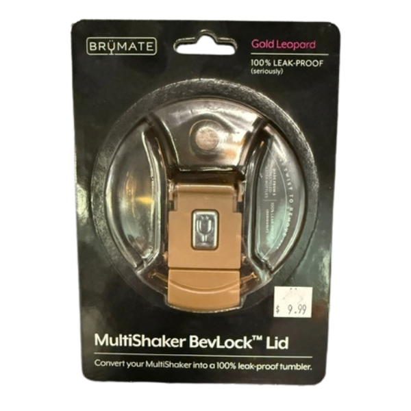 BrüMate Multishaker Bev Lock Lid Gold Leopard
